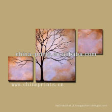 Importador Abstract Tree Frame Pintura a óleo Artes